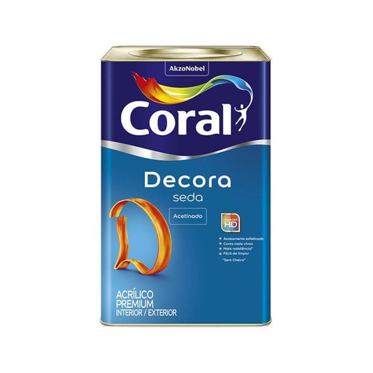 TINTA ACRÍLICA ACETINADA DECORE SEDA 18L GELO - 1