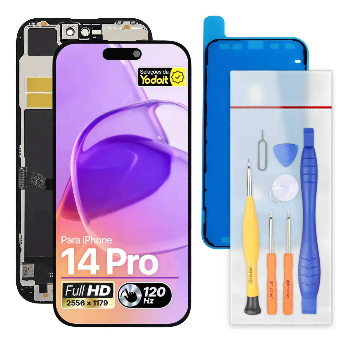 Tela Compativel Iphone 14 Pro Frontal Full Hd Lcd Incell - 1