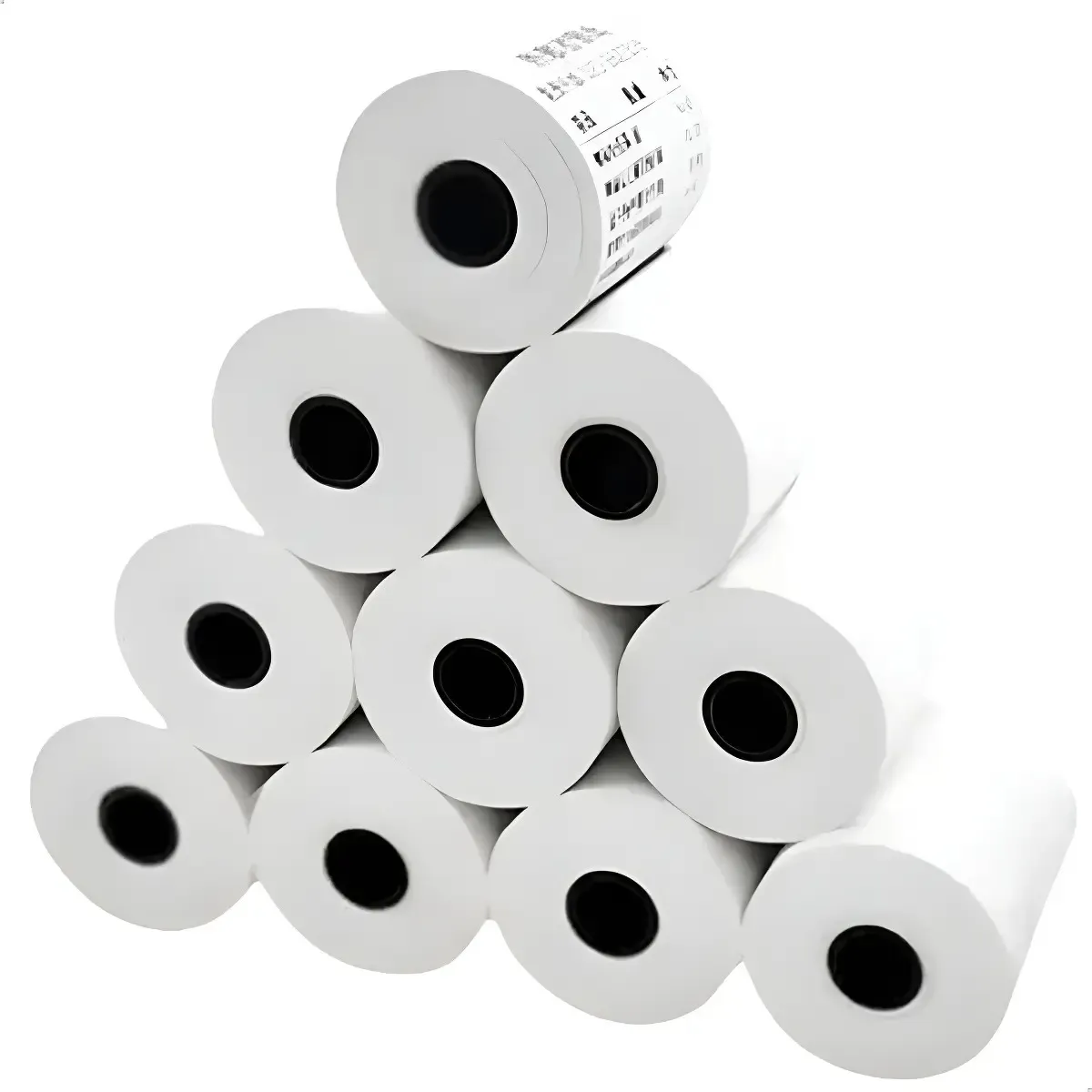 30 Bobinas Térmica 80mm 80x30 Bobina Cupom Impressora Pdv Branco - 1