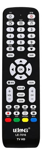 Controle Lelong Le-7016 Compatível Receptor Oi Tv - 1