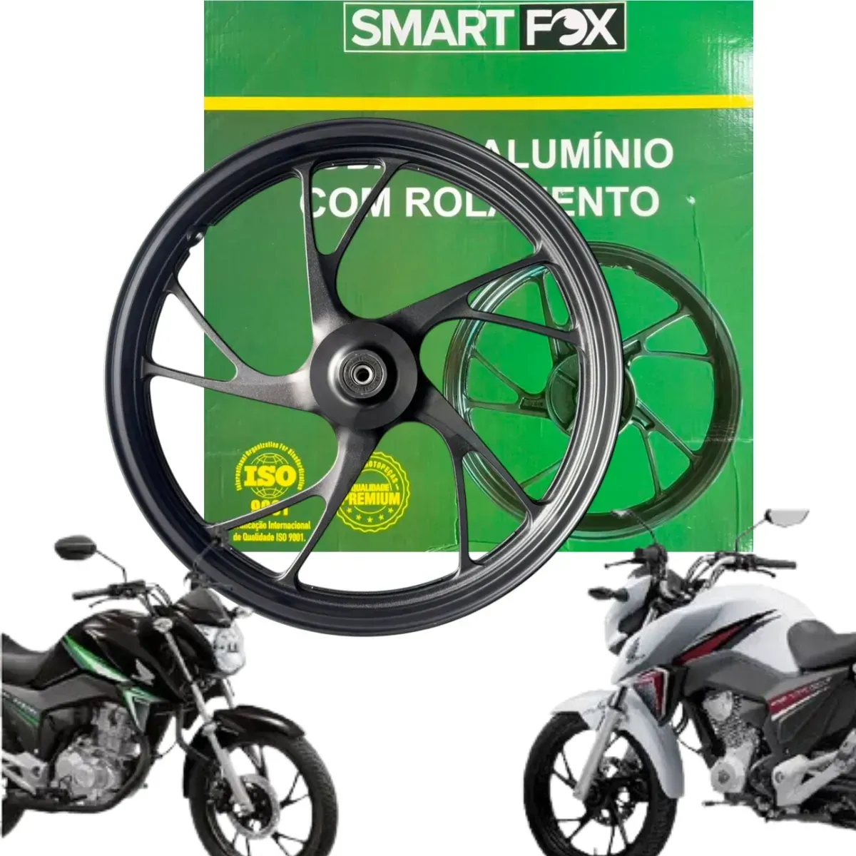 Par Roda Pe De Galinha Smartfox Fan 160/titan 150-160 - 1