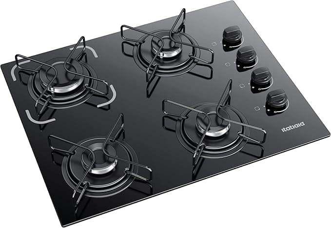 Cooktop Itatiaia Essencial 4 Bocas Cor Preto 127/220v - 1
