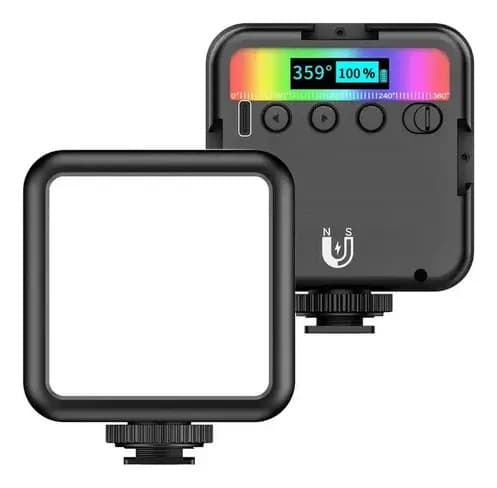 Painel De Luz Led Vl81 Rgb Para Foto E Vídeo Profissional Classic Black Rgb - 1