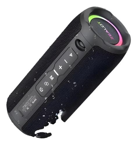 Caixa De Som Zealot S49pro 20w À Prova D'água Preto 5v - 1