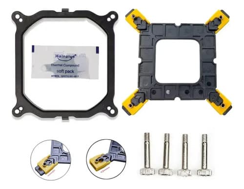 Suporte Para Cooler Lga 775 11x5 13x6 1700 + Pasta Térmica 775 115x 1700 1366 - 1