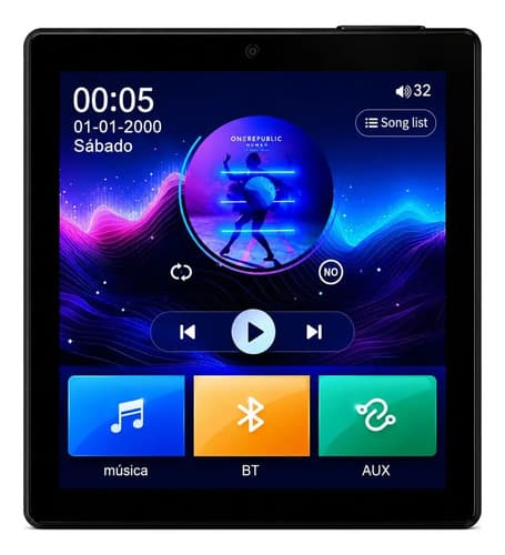 Amplificador De Parede Bluetooth Som Ambiente Preto - 1