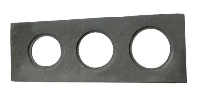Chapa de Ferro 70cm para Fogão a Lenha 3 Furos - 1
