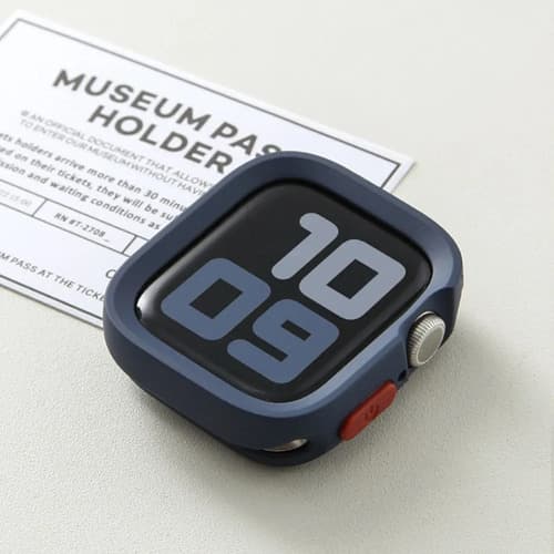 Capa Case Bumper Apple Watch 44mm 45mm Proteção 360 Silicone - 1