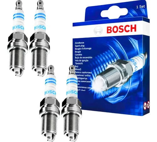 Jogo Velas Fox Gol Saveiro G4 G5 G6 G7 1.0 1.6 8v Flex Bosch - 1
