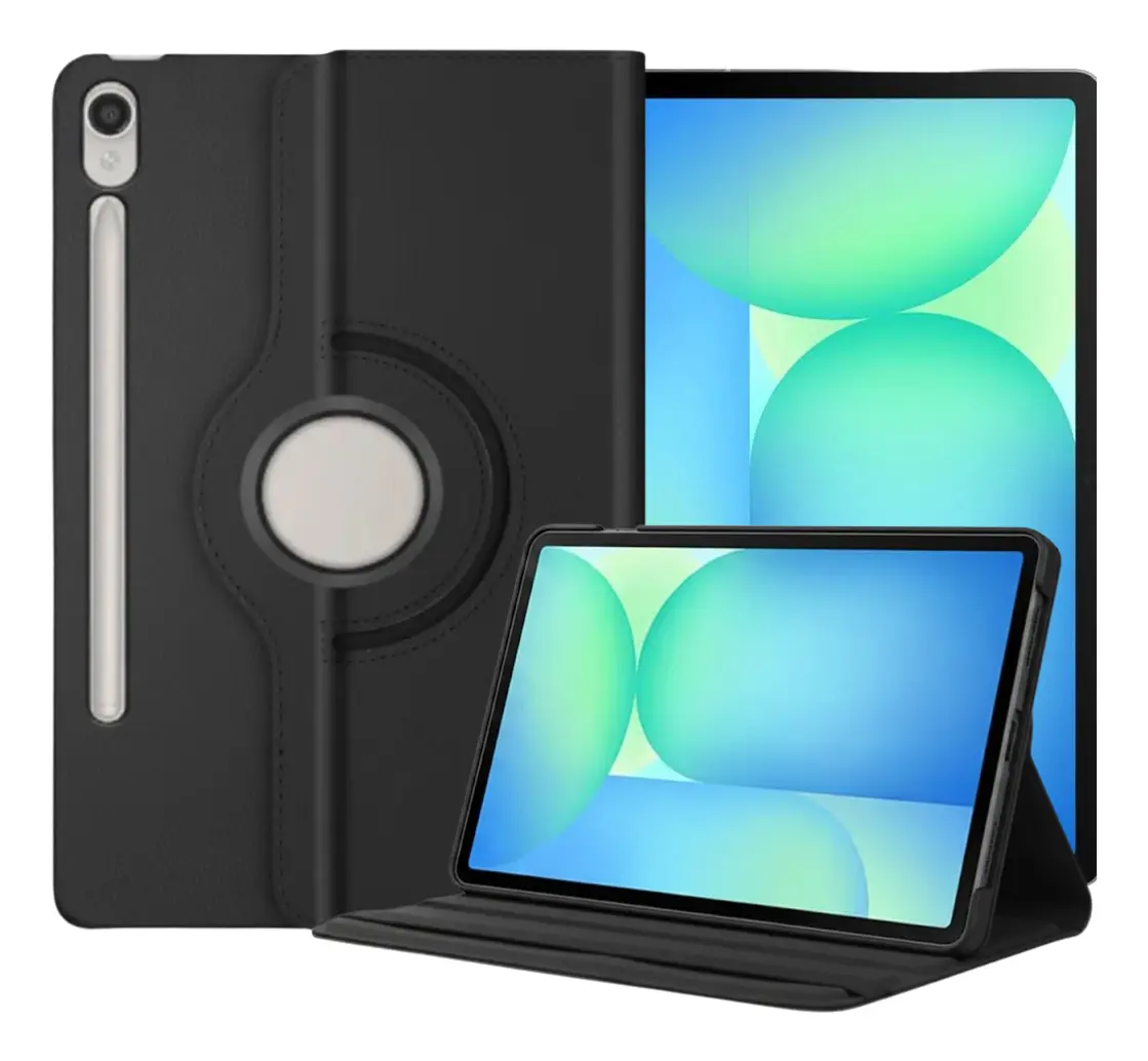 Capa Giratória Preto para Tablet Samsung Tab S10 Fe - 1