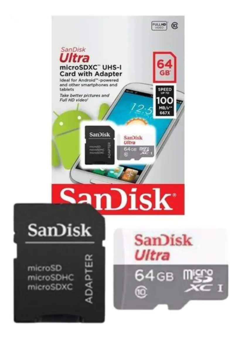 CARTÃO DE MEMORIA SANDISK 64GB - 1