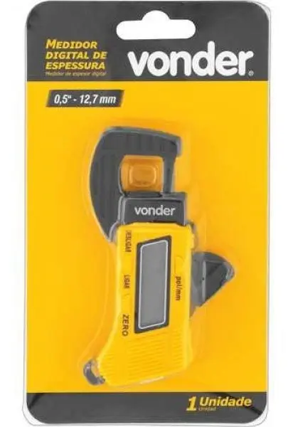 Medidor Digital De Espessura 0 A 12,7mm Vonder - 1