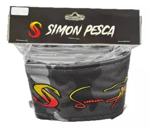 CAPA DE VARA SIMON PESCA 2,40M CINZA CAMUFLADO - 1