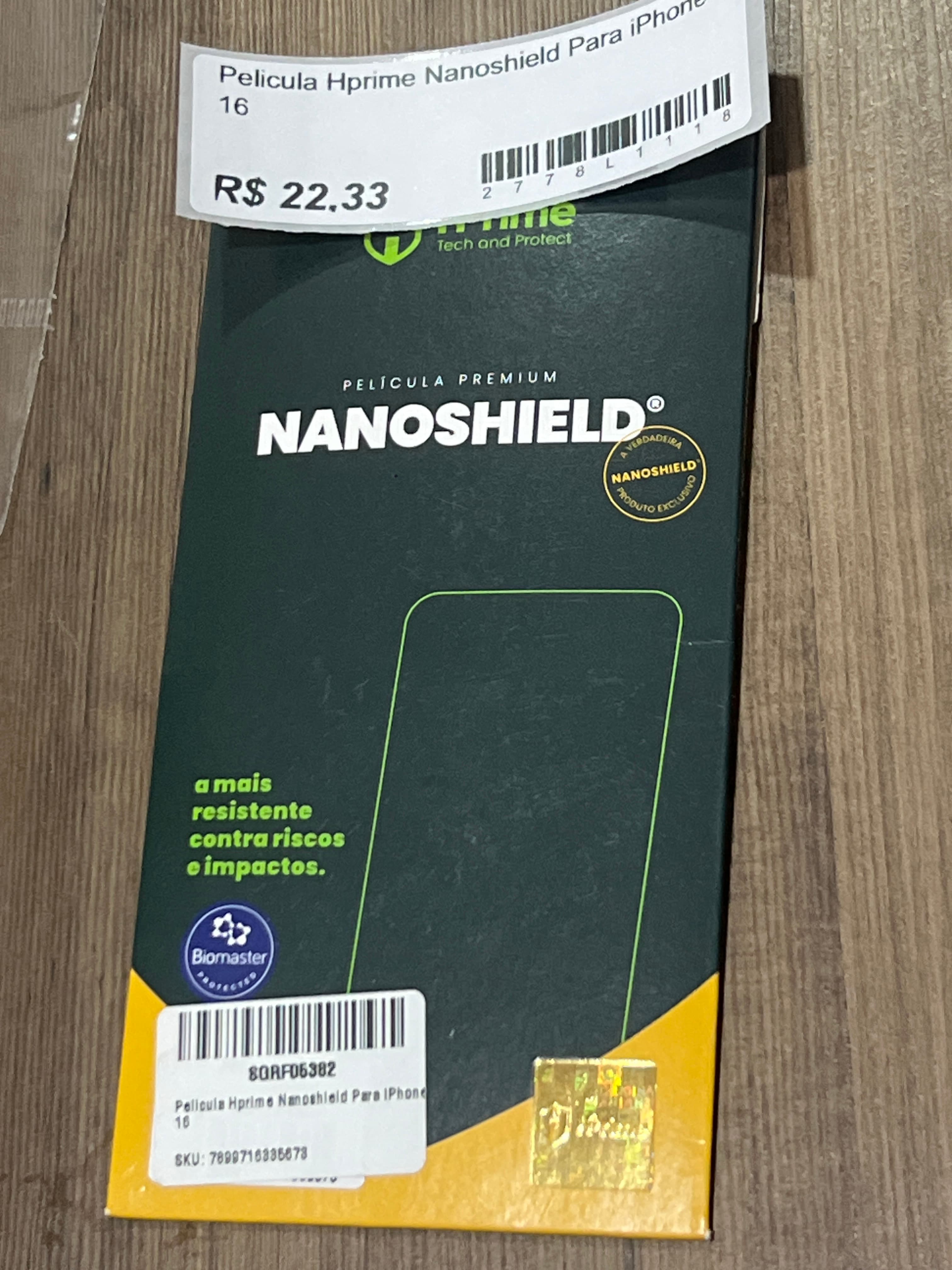 Pelicula Hprime Nanoshield Para iPhone 16 - 1