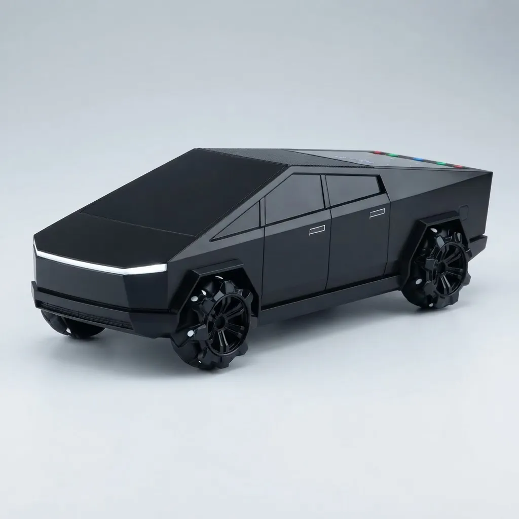 Caixa De Som Bluetooth 20w Com Design De Carro Esportivo - 2