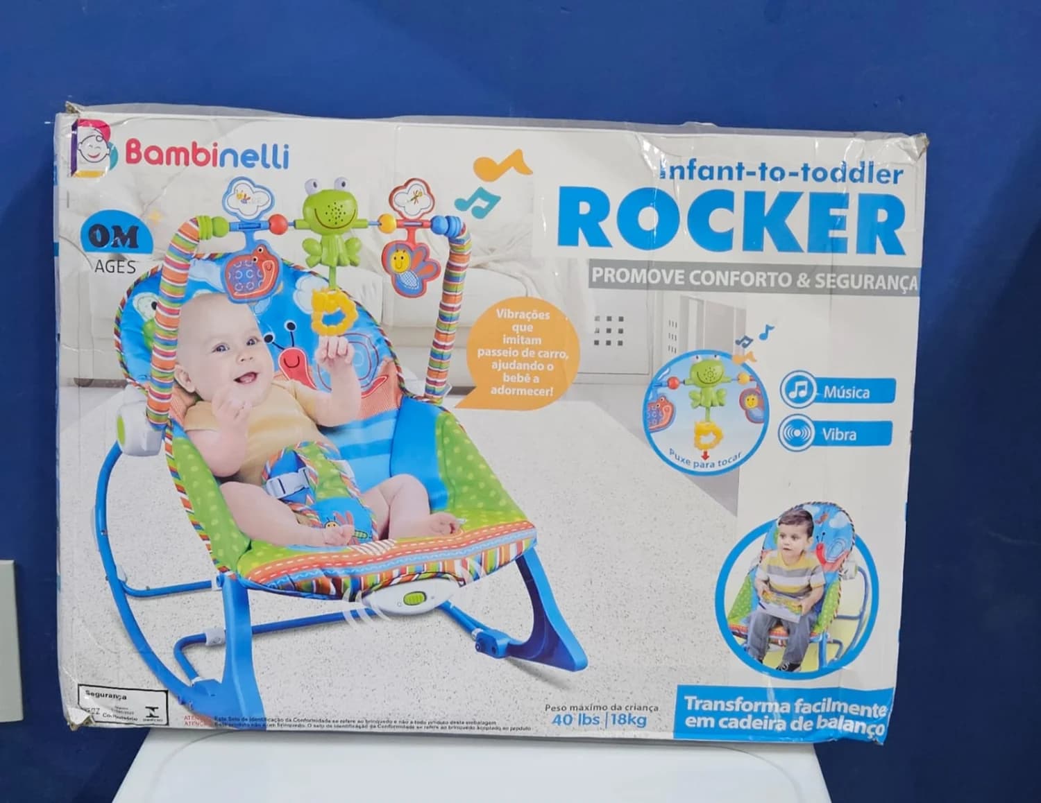 🚼✨ Conforto e diversão para o seu bebê! 💙 A Cadeira de Descanso Bambinelli Rocker é perfeita para acompanhar os primeiros meses do seu pequeno. Conta com vibração relaxante, músicas, barra com brinquedos e ainda se transforma em cadeirinha de balanço. 👶🎶 ✅ Indicado desde o nascimento (0+) ✅ Suporta até 18 kg ✅ Vibração calmante ✅ Músicas e brinquedos interativos ✅ Confortável, prática e segura 📲 Chame agora e garanta a sua! Grupo VIP Whats💙 Oportulândia - 1