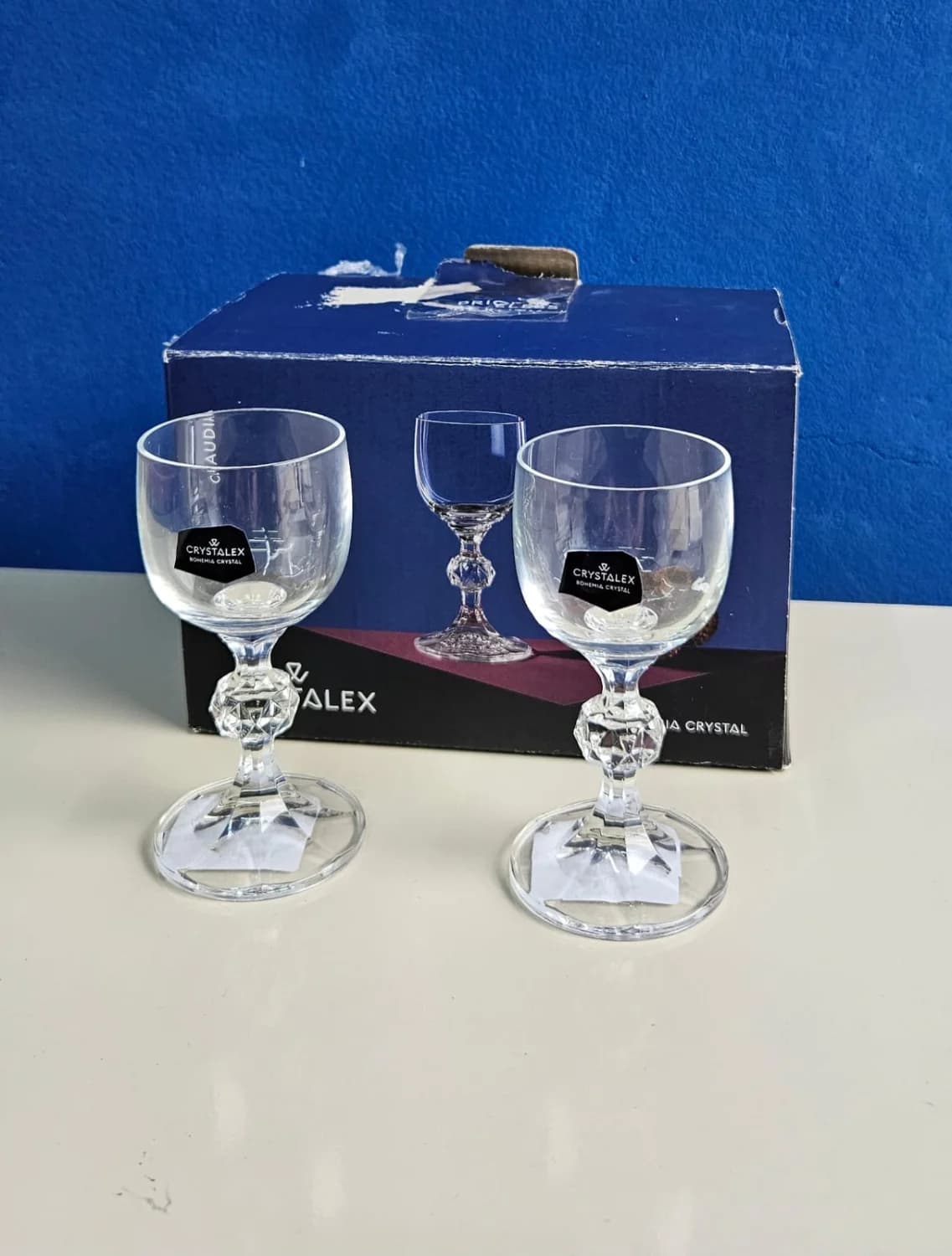 🥂Jogo de 6 taças para licor em cristal 50 ml - 1