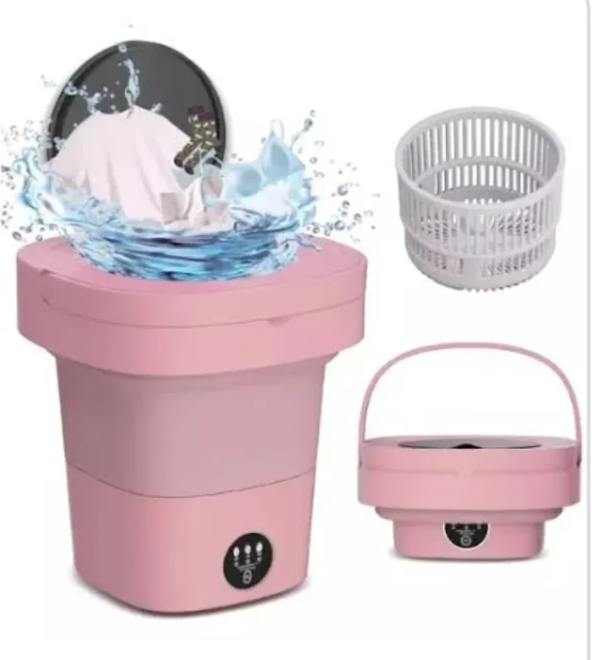 Mini Máquina de Lavar Roupa Portátil - 2