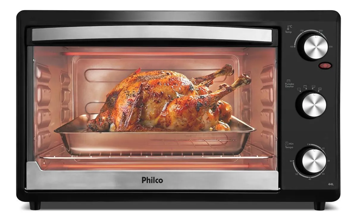 Forno Elétrico Philco 44L Preto Dupla Resistência 220v ( avaria) - 3