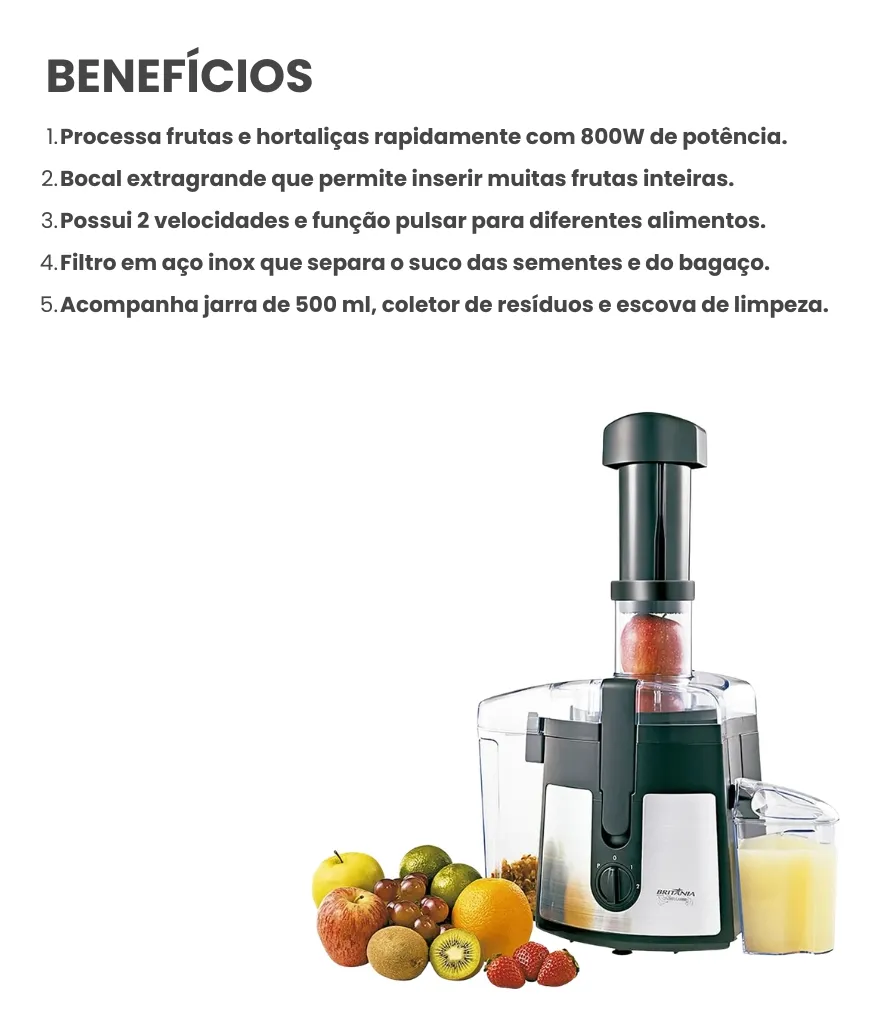 Centrífuga De Alimentos Britânia 220v - 2