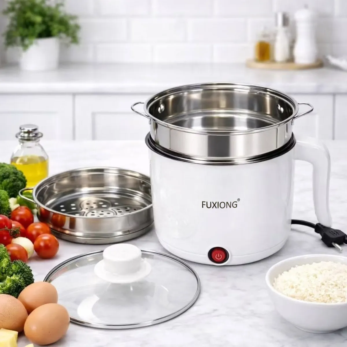 Mini Panela Elétrica Antiaderente Multifuncional 127v - 1