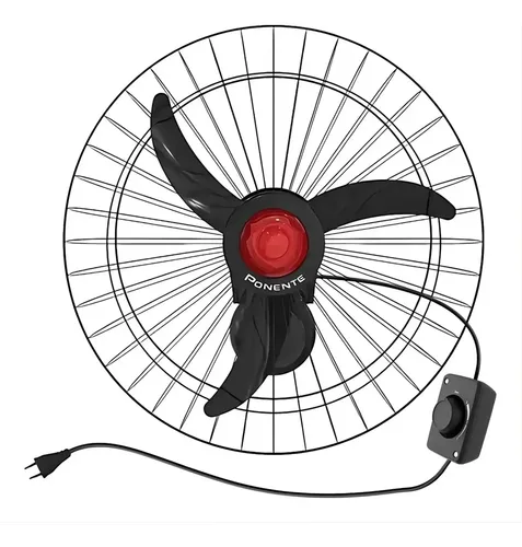 Ventilador Parede 60cm Good Oscilante Estrutura em Aço 127v - 1