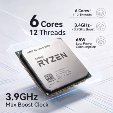 Processador AMD Ryzen 5 2600 3.4GHz 6C 12T Socket AM4 65W - 1