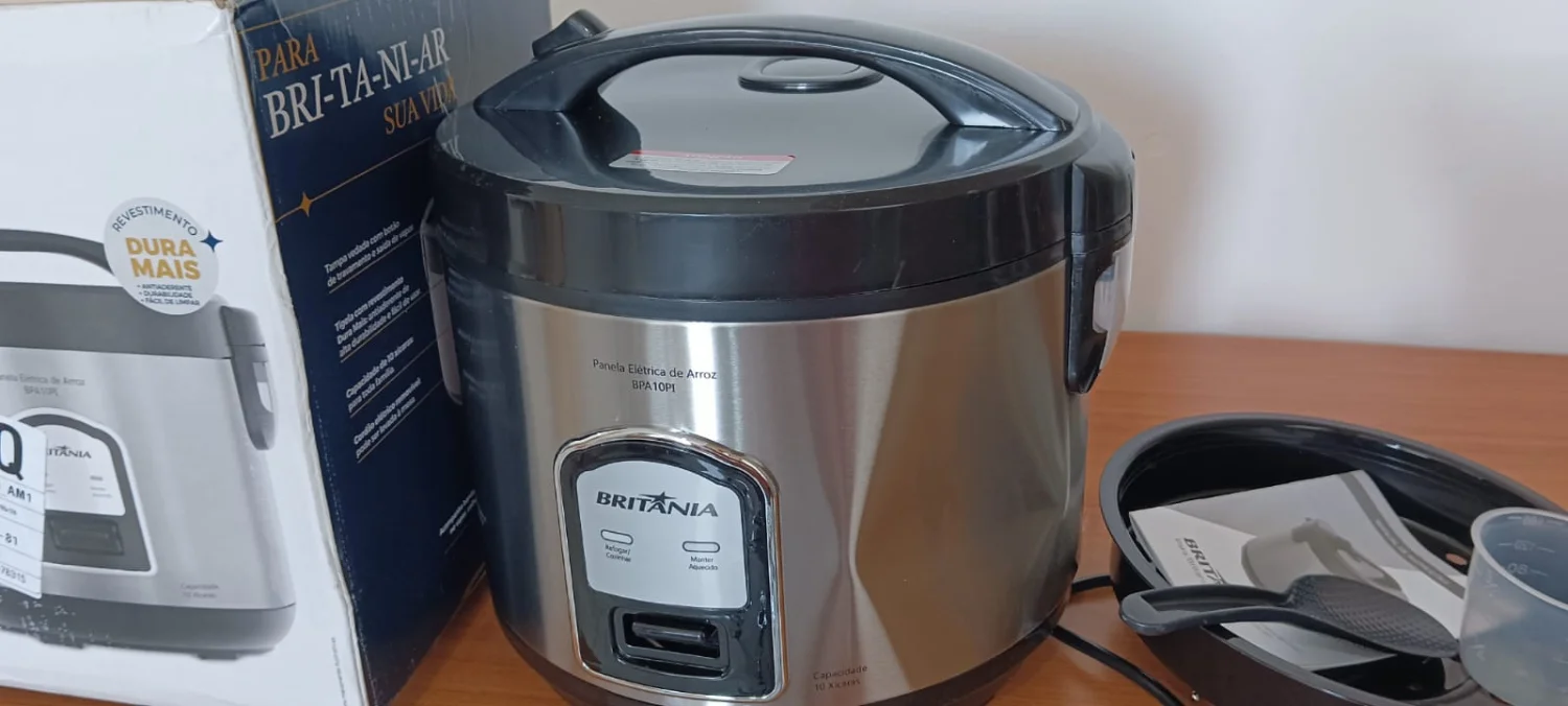 PANELA DE ARROZ BRITÂNIA 110V - 10 XÍCARAS - 2