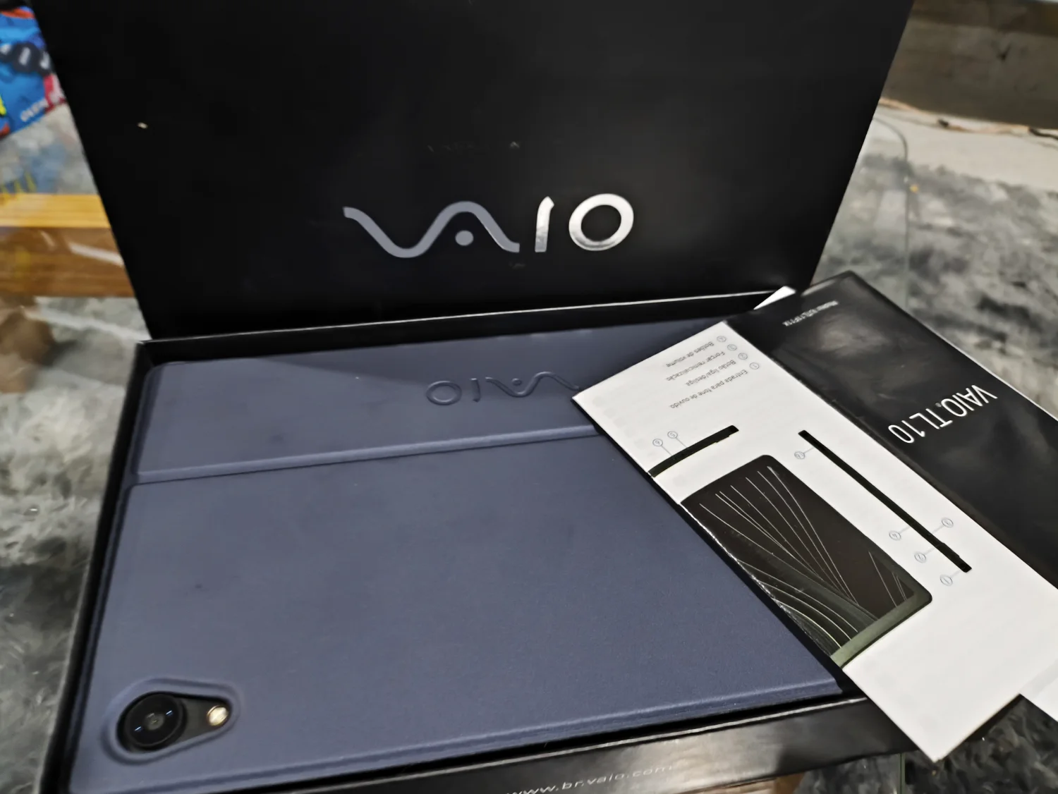 Tablet VAIO TL10 8GB 128GB Octa-Core, Tela 10.4” 2K, 4G WiFi, Câmera 8MP + Selfie 5MP, 7000mAh, Android 13, com Teclado de Conexão Inteligente – Preto - 2