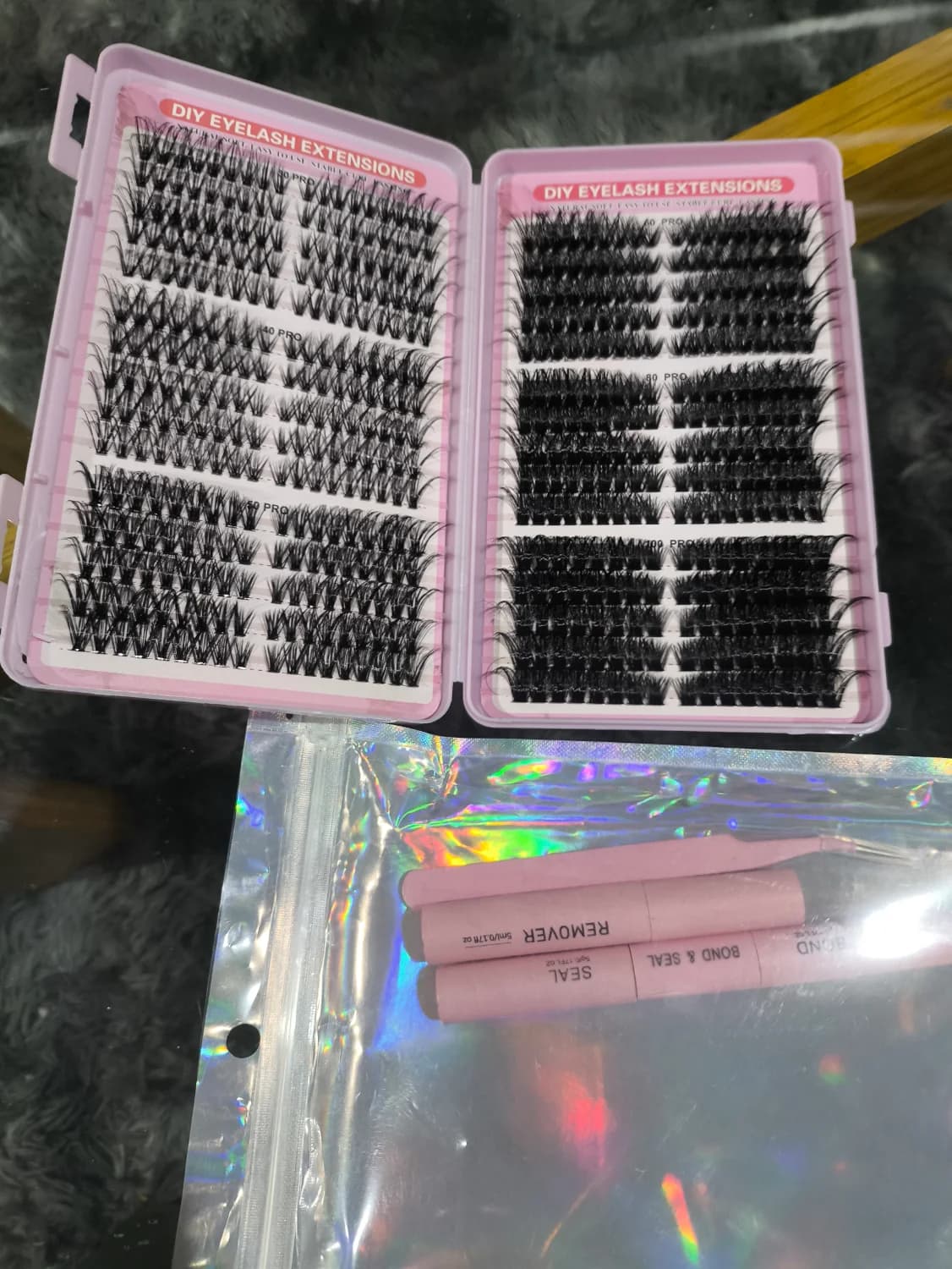Extensão de Cílios com Curvatura D para Iniciantes – Kit Naisieka de Aplicação Fácil e Reutilizável - 2