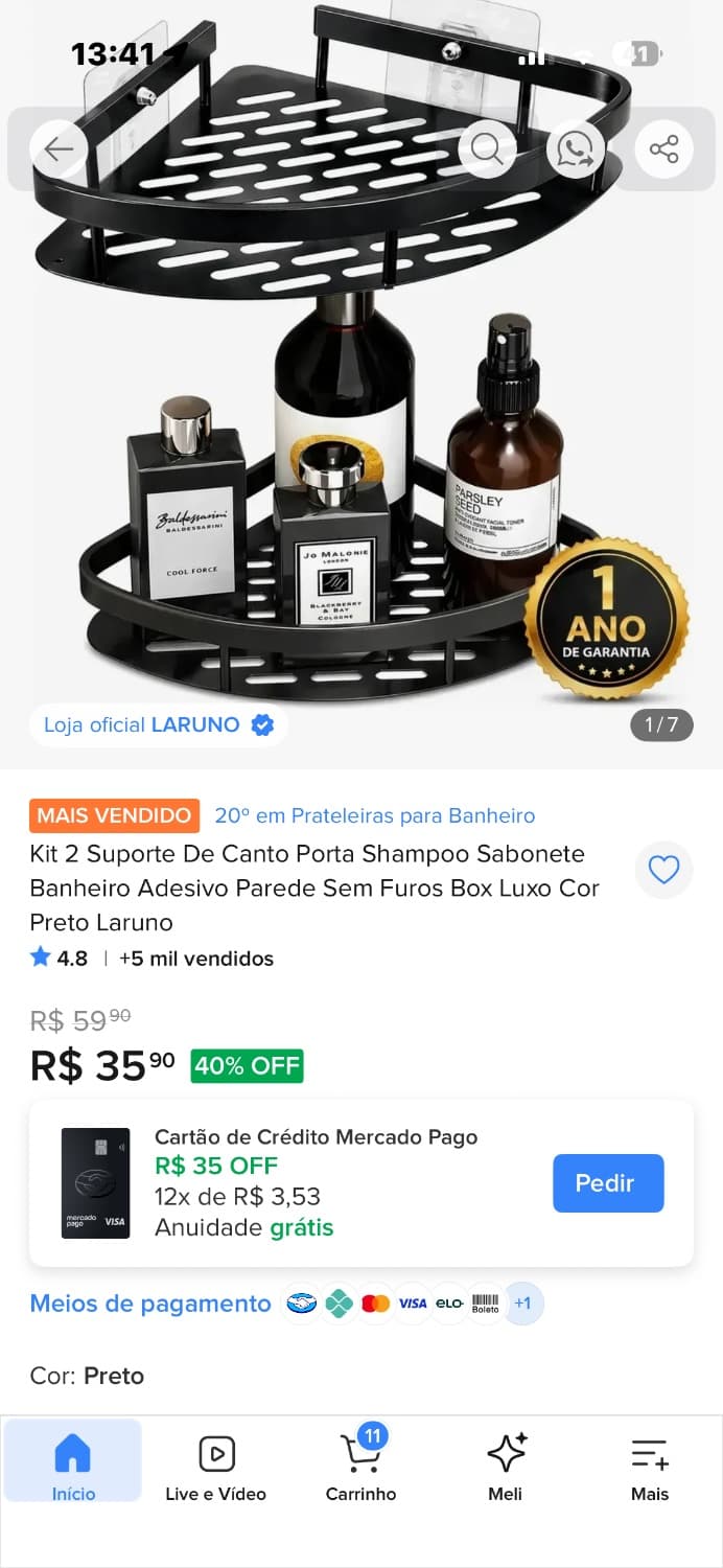 Organizador de banheiro - 2
