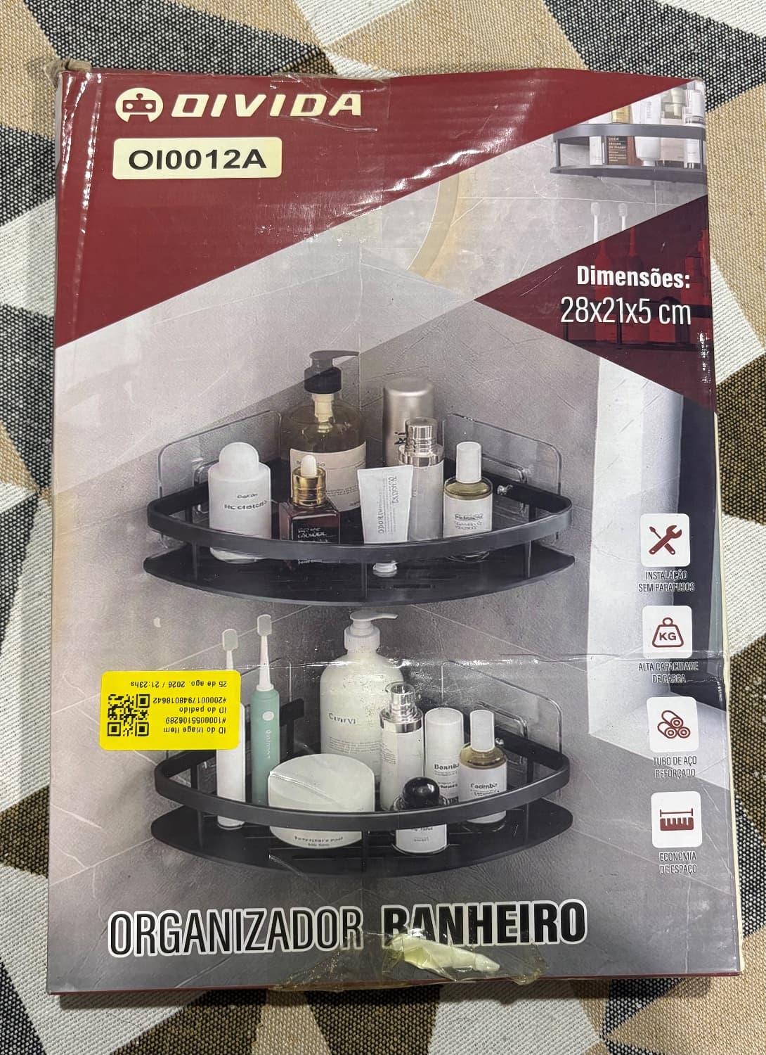 Organizador de banheiro - 1