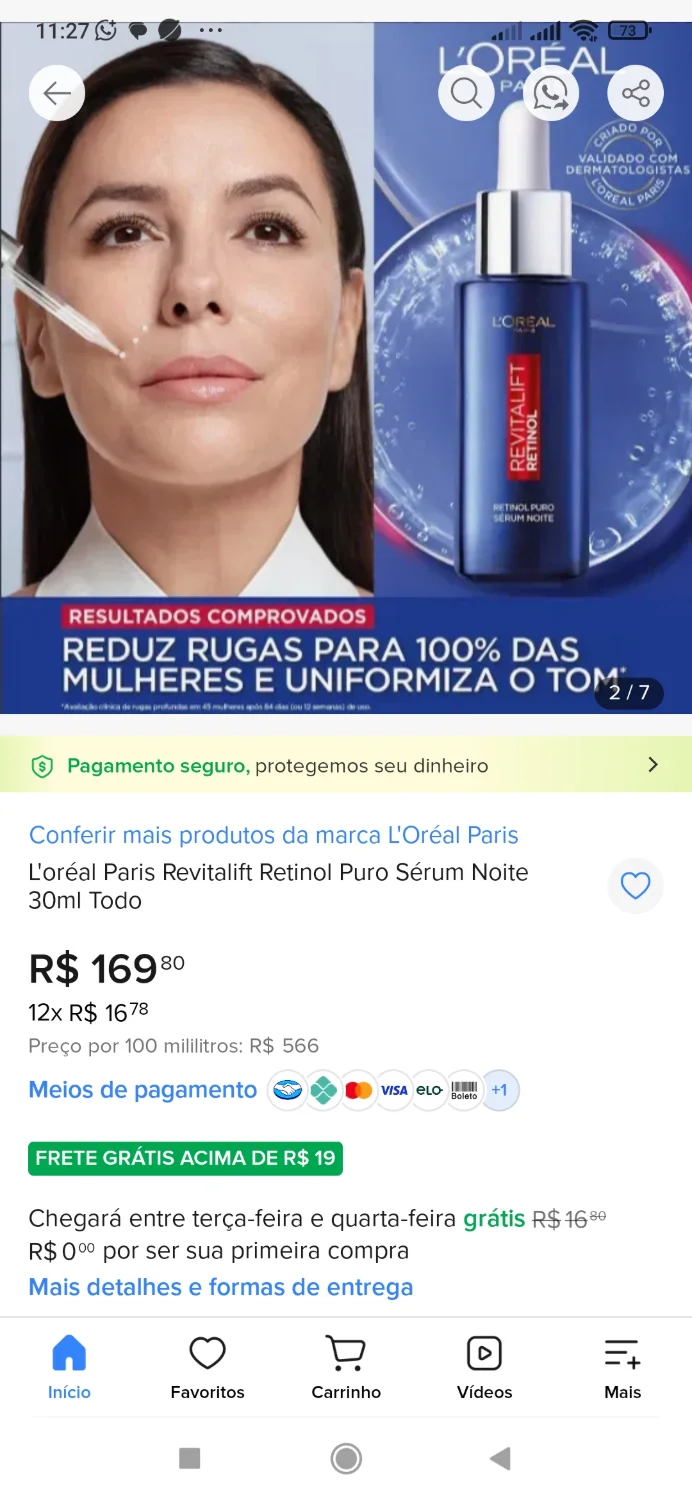 L'oréal Paris Revitalift Retinol Puro Sérum Noite 30ml Todo - 3