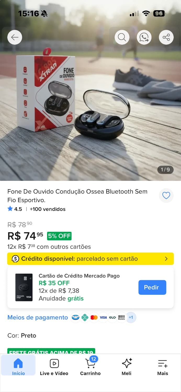 Fone de ouvido - 2