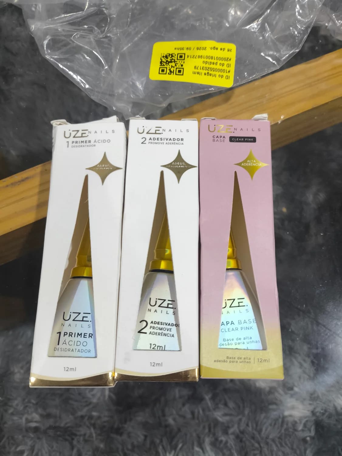 Kit Uze Gel Base + Preparadores Adesivador + Primer Acido - 2