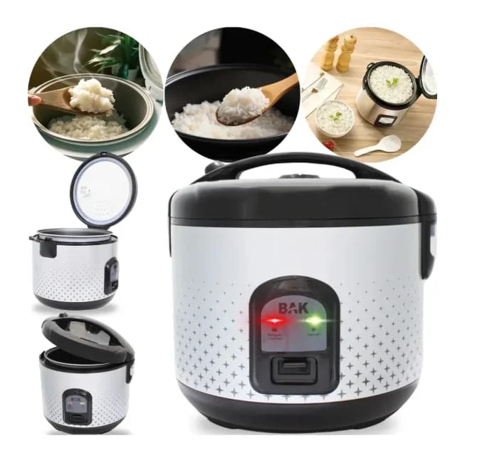 Panela De Arroz Elétrica Cozimento Rápido 400w 1.2l Bak 127v - 1