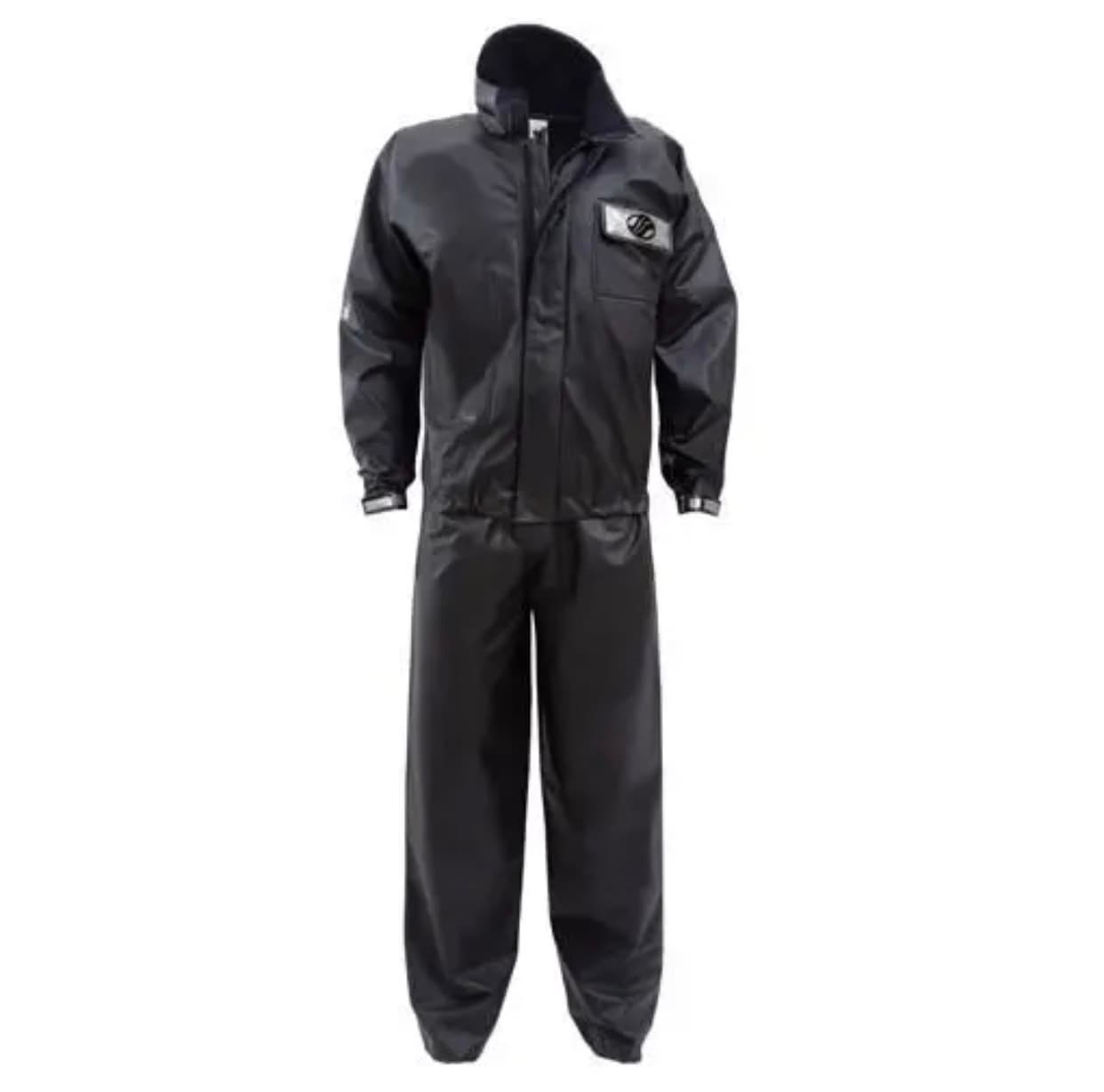 Conjunto Capa De Chuva Alba Europa Pvc Masculino Motociclista Tamanho: M - 1