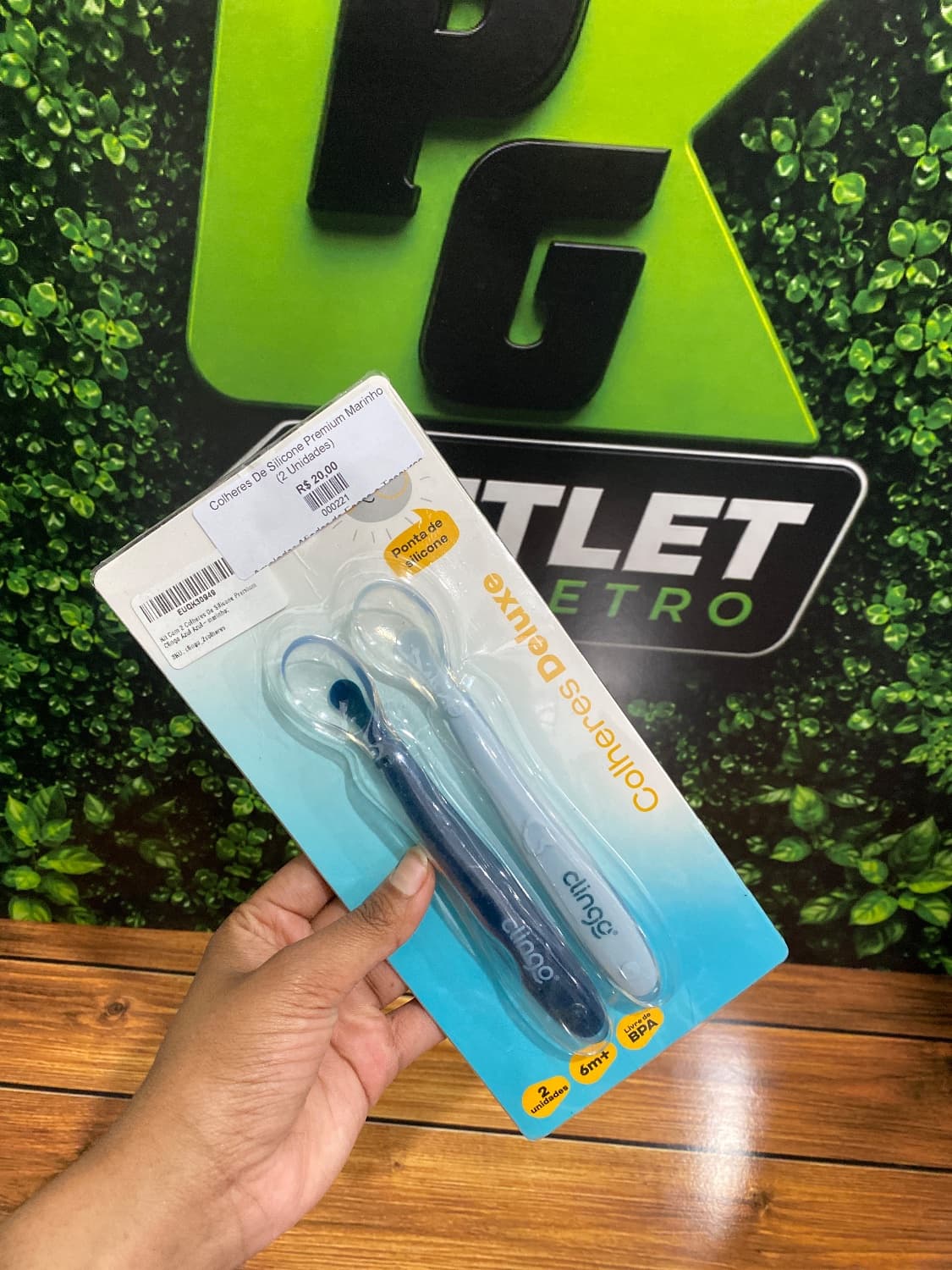 Colheres De Silicone Premium Marinho (2 Unidades) - 1