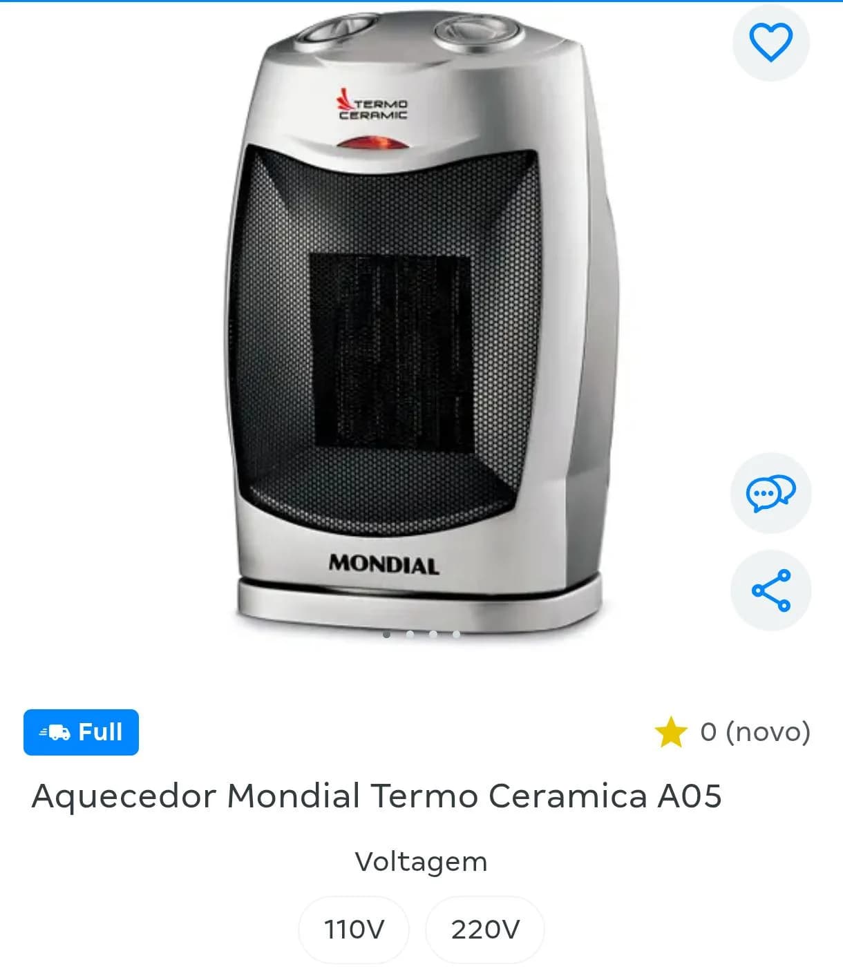 Aquecedor Mondial - 1