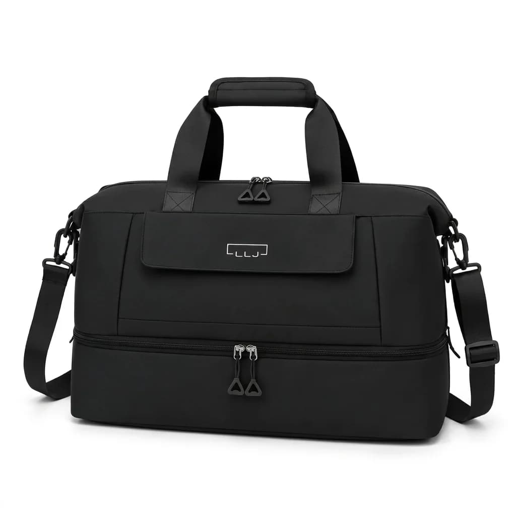 Bolsa Esportiva Transversal Impermeável Academia Viagem Cor:Preto - 1