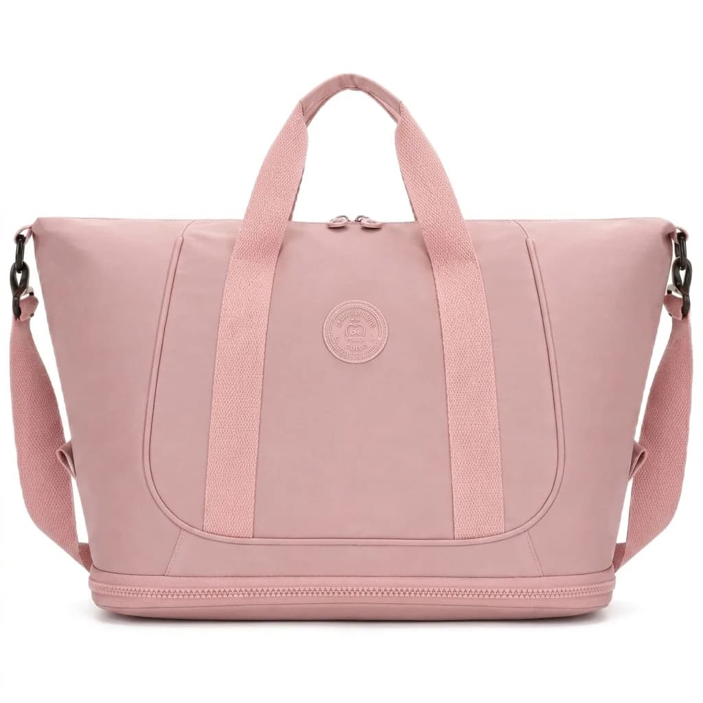 Bolsa de Viagem Grande Academia Extensível Ombro Alça Cor:Rosa - 1