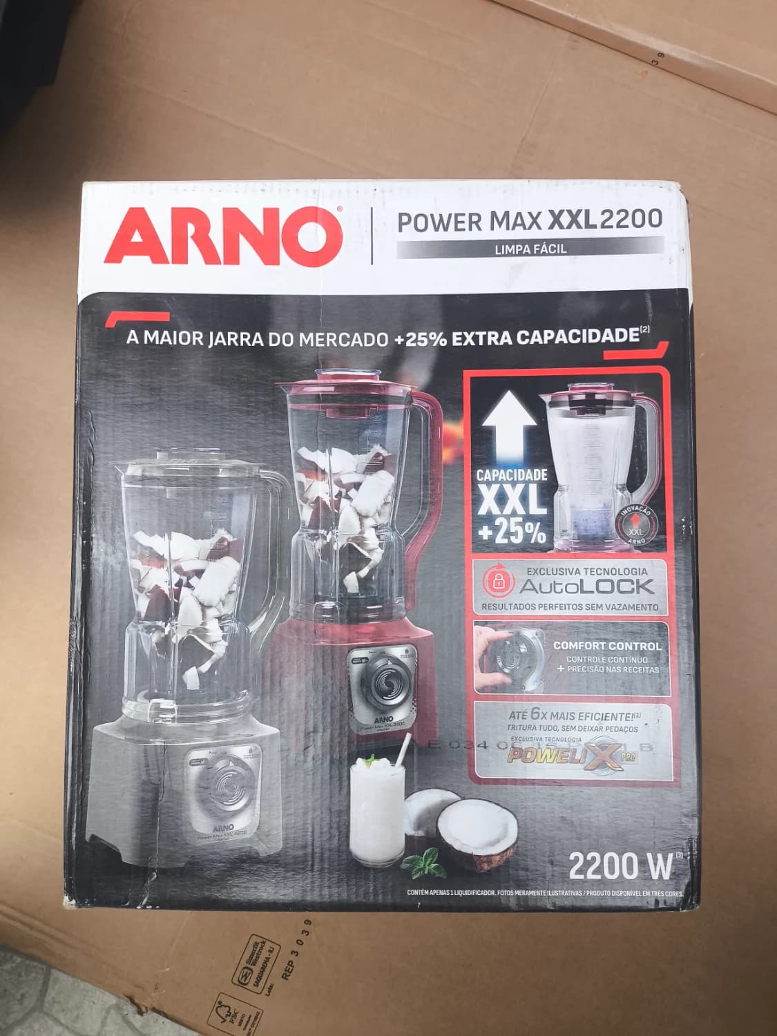 : Liquidificador Arno Power Max Xl 2200 Preto LN88 - 3