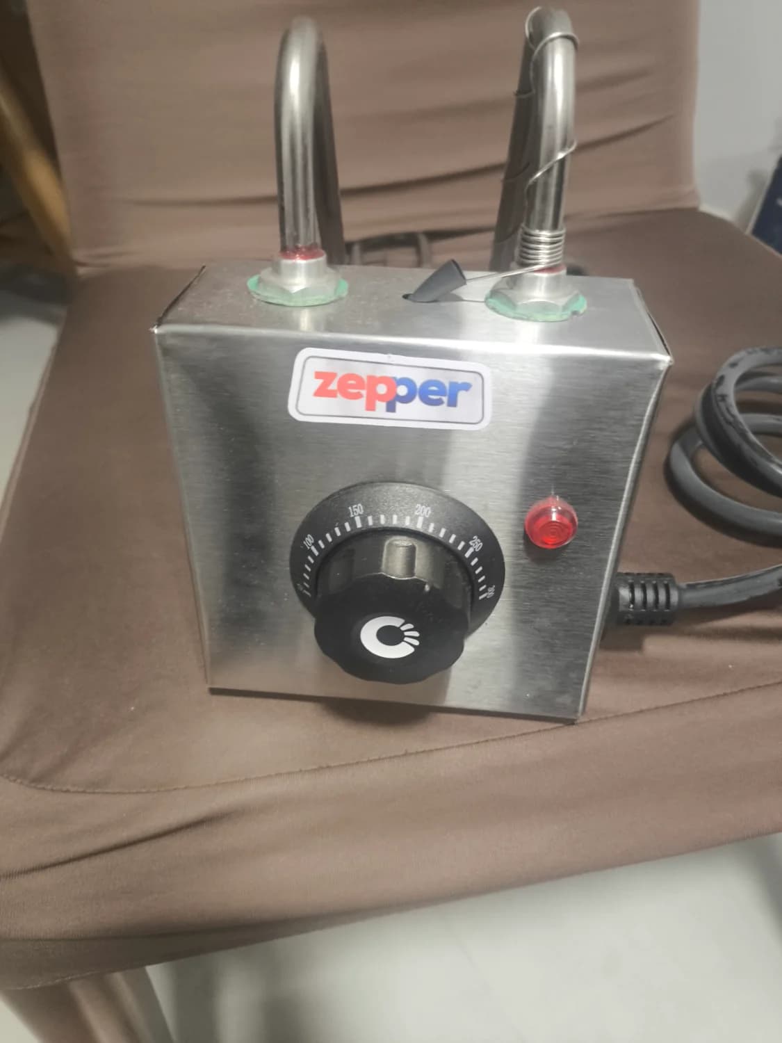 Resistência Elétrica para Fritadeira Elétrica 7 Litros com Termostato – 3700W 220V (Zepper) - 3