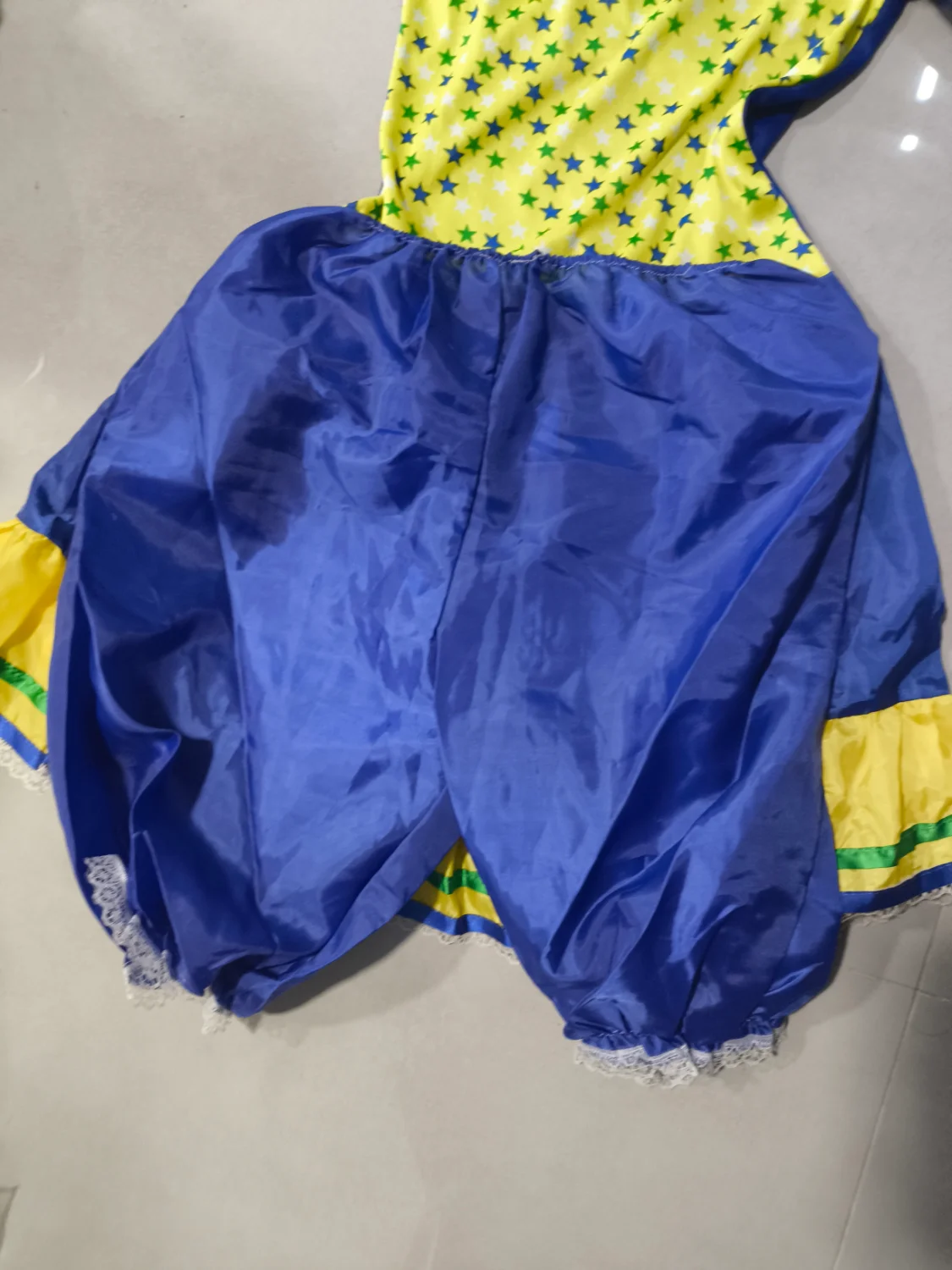 Vestido Junino Infantil Brasil Copa do Mundo - 2