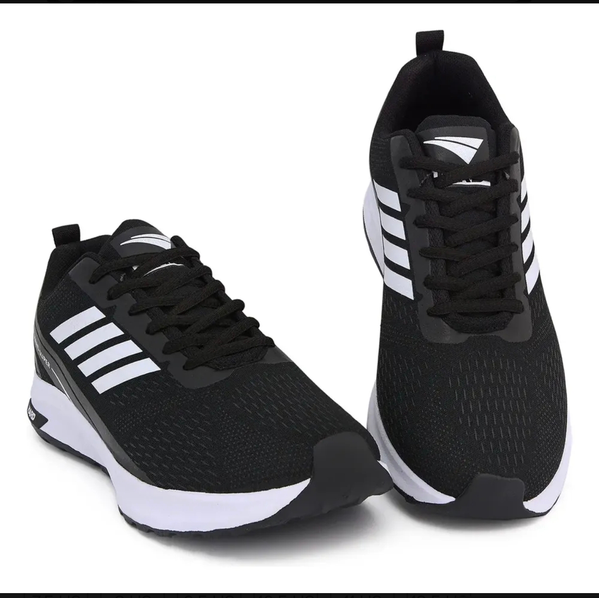 Tênis Esportivo Masculino Running Preto e Branco – Nº 41 - 1