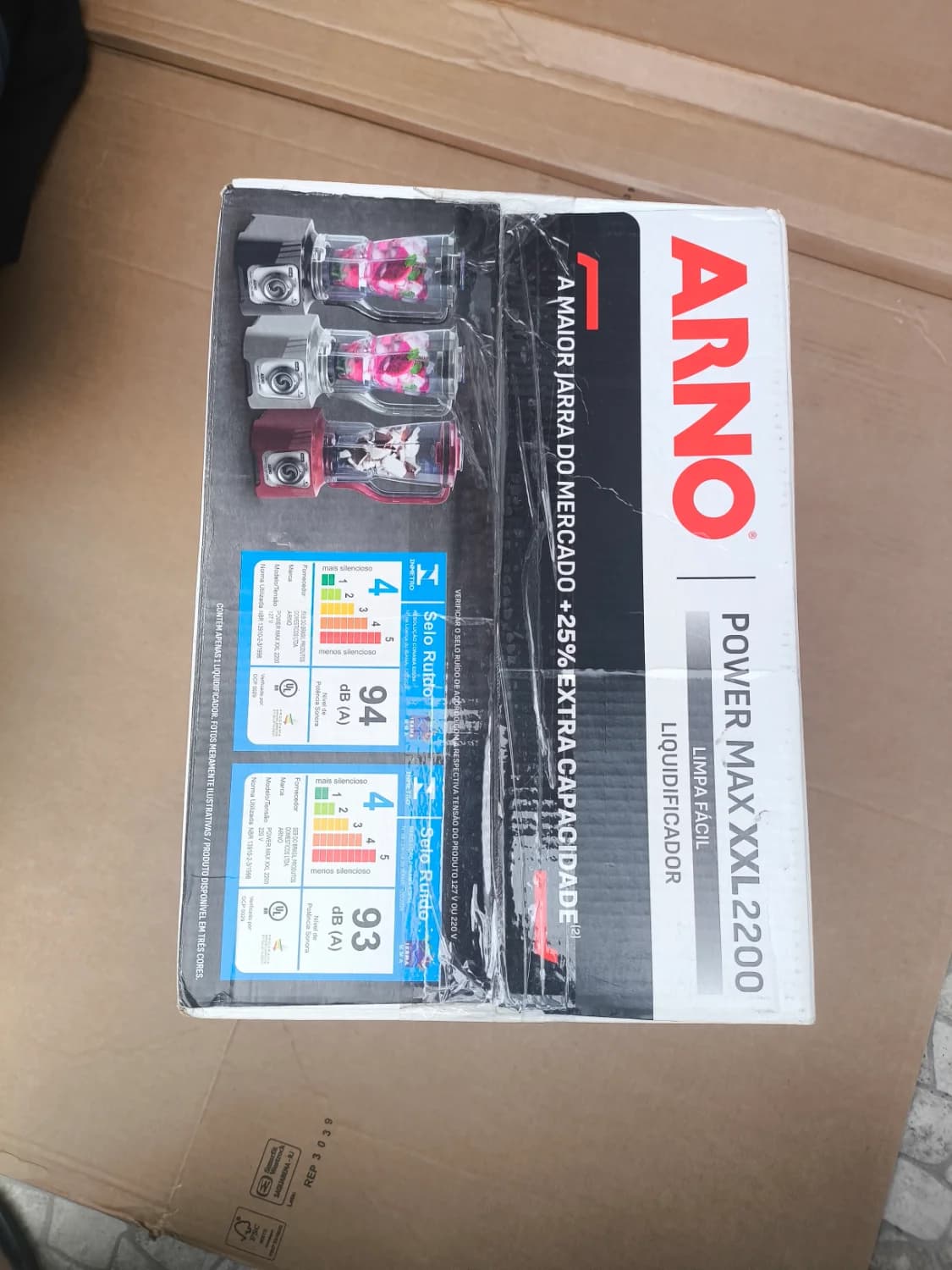 : Liquidificador Arno Power Max Xl 2200 Preto LN88 - 4