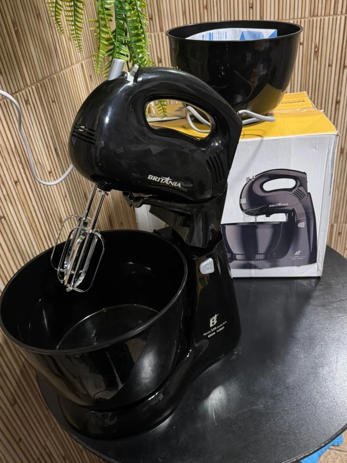 Batedeira Britânia 4Vel Perola 550 500W 2Bowls PTO 110V - 6