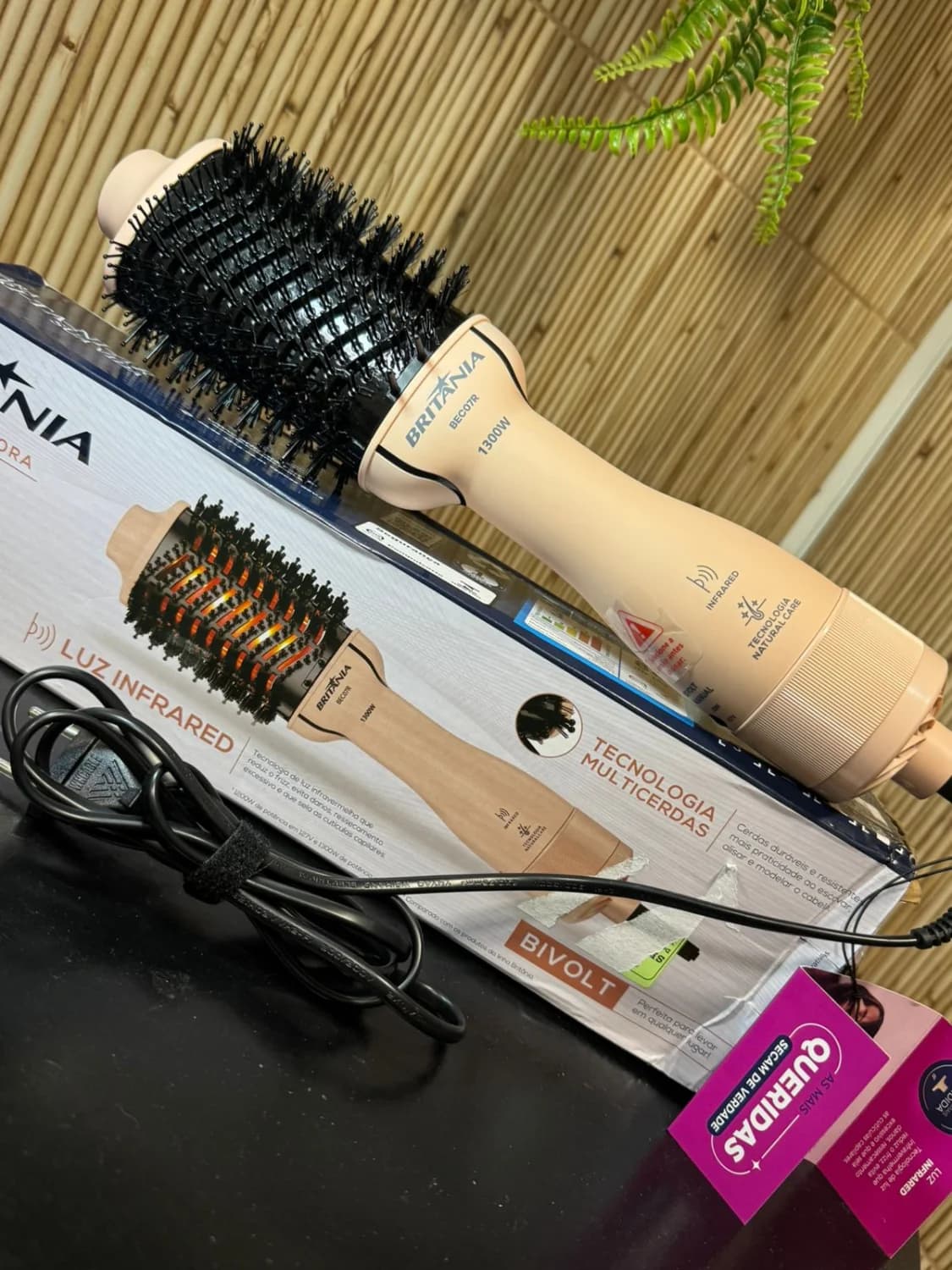 Escova Secadora Britânia Soft 1300W BEC07R Bivolt - 1