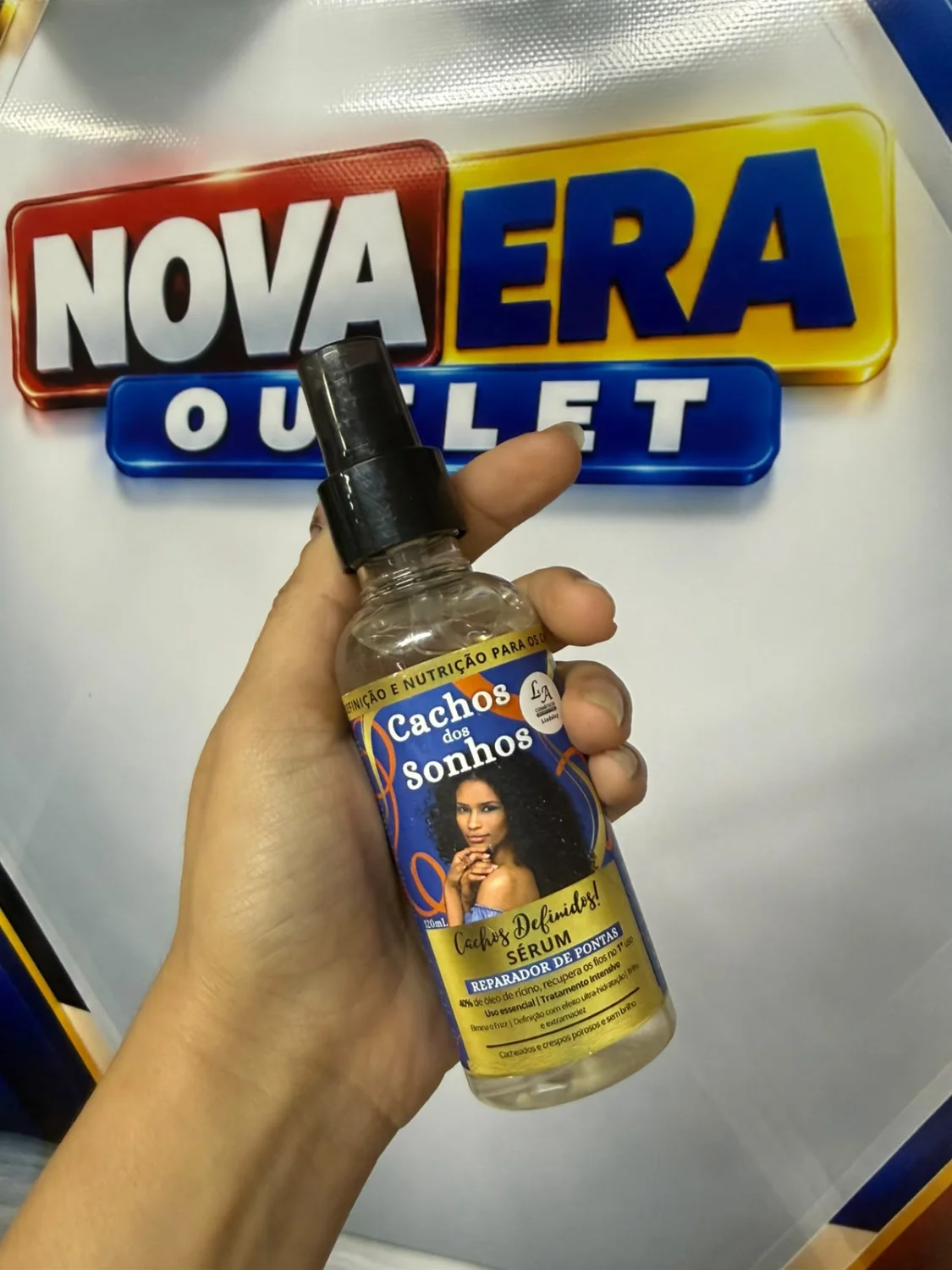 Sérum Reparador de Pontas Cachos dos Sonhos (120 ml) da marca L&A - 1