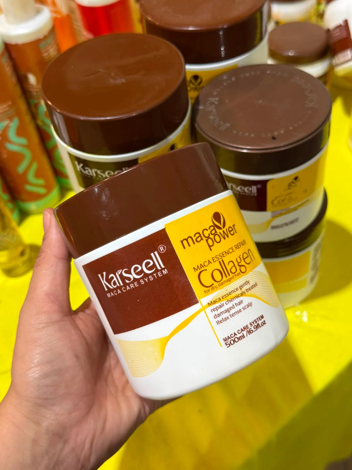 Máscara Karseen Maca Power Collagen 500ml Hidratação Profun - 1
